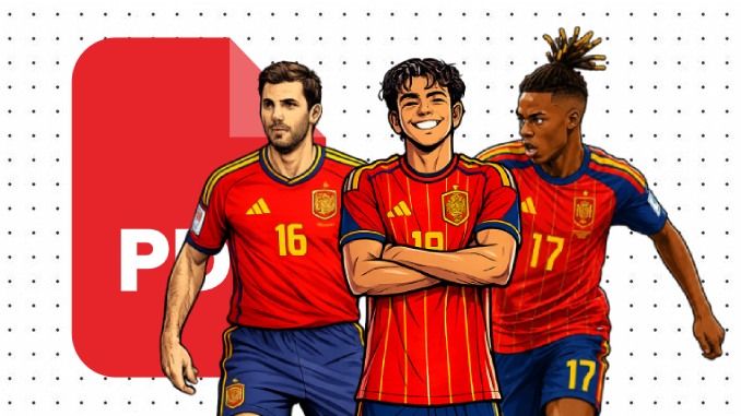 Desenhos da Seleção da Espanha em PDF