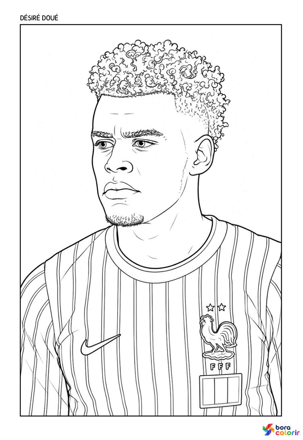 Desenho de Doué para colorir