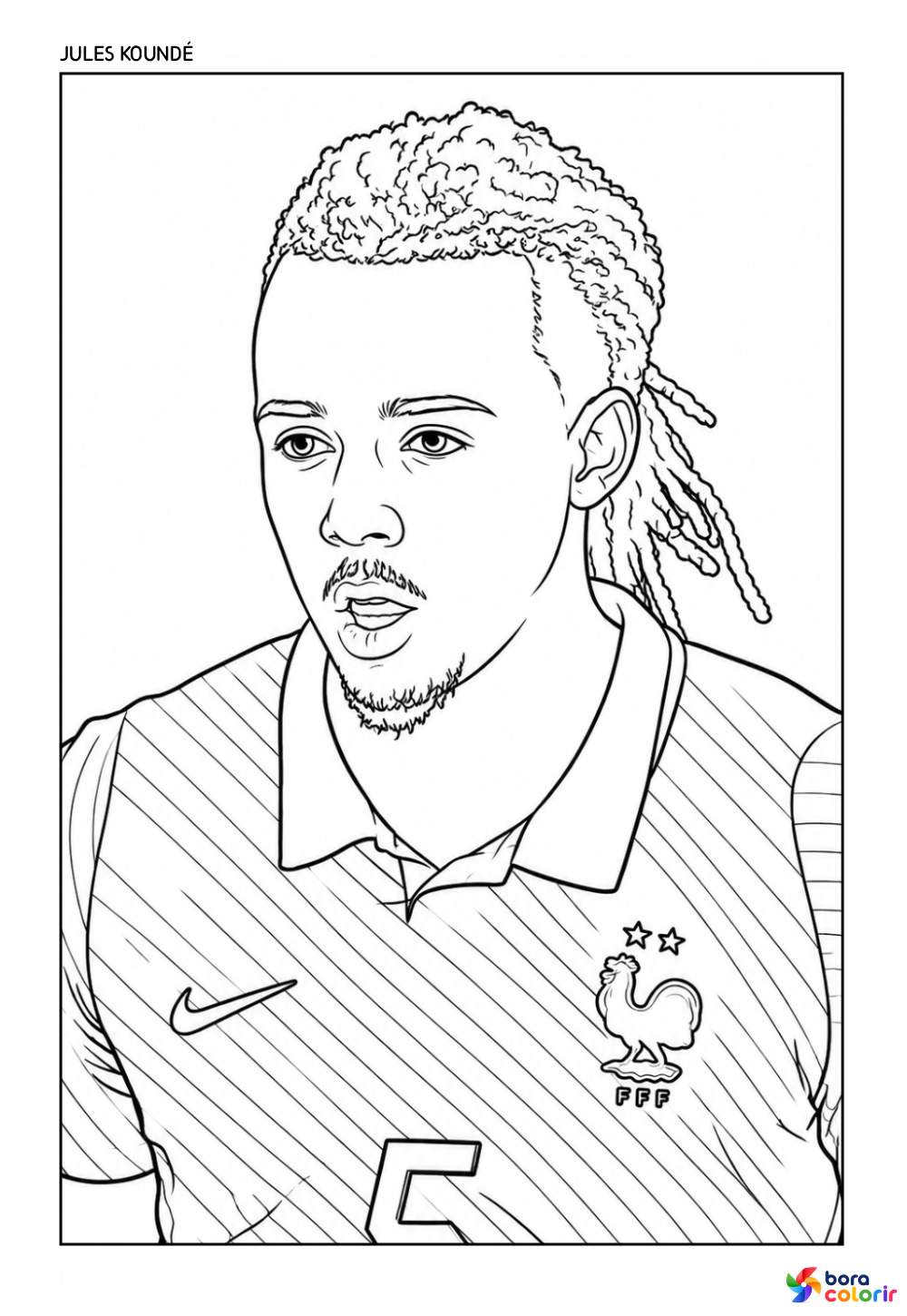Desenho de Koundé para colorir