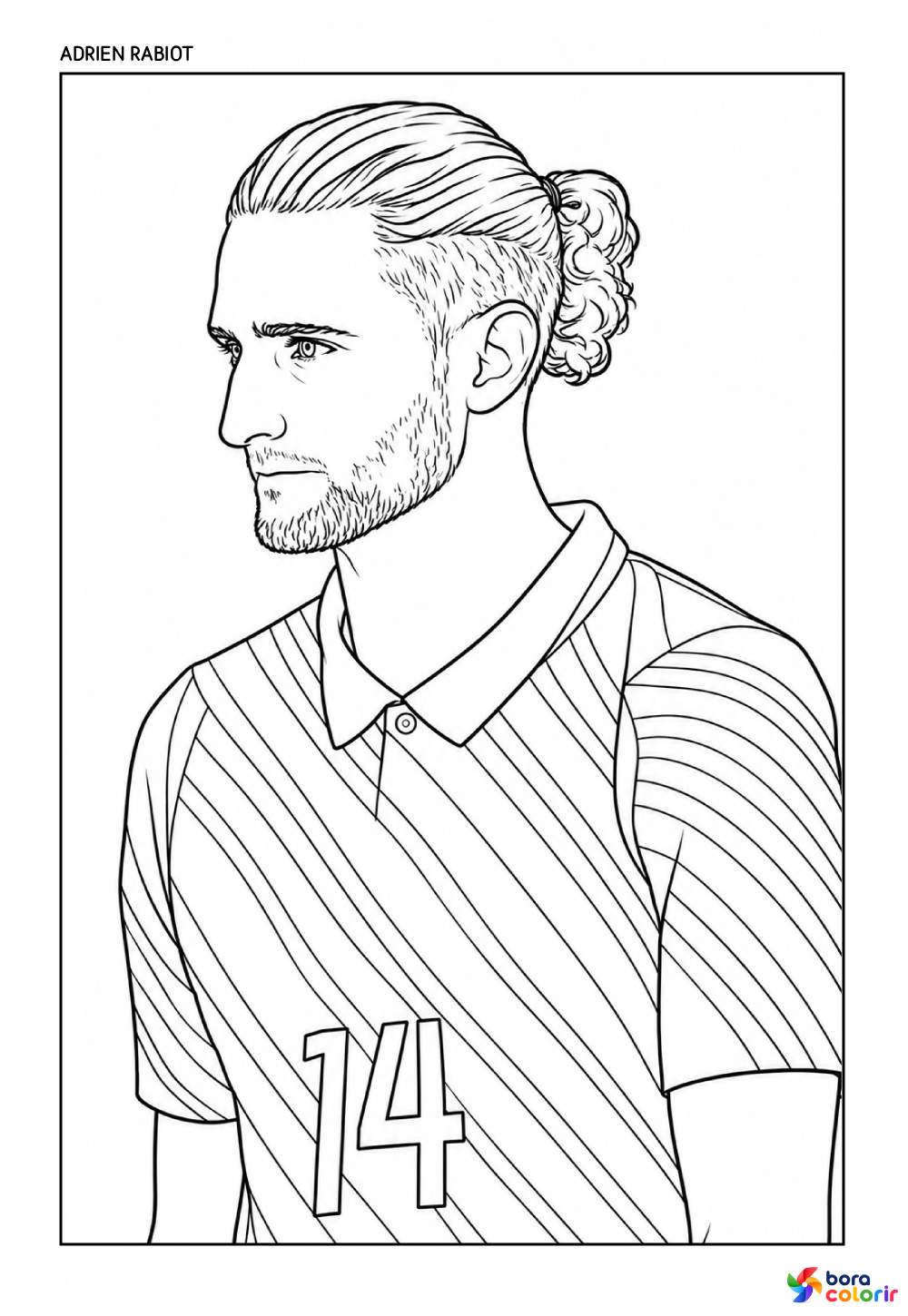 Desenho de Rabiot para colorir