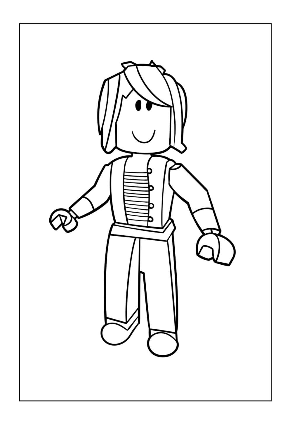 Desenho de Bacon Hair para pintar