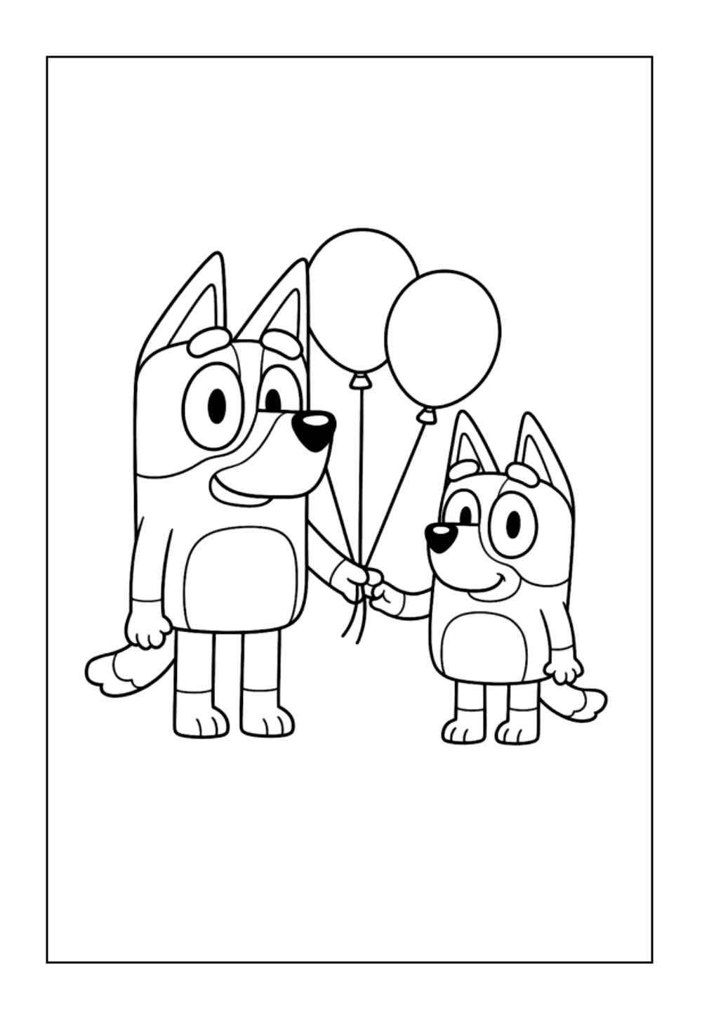 Desenhos de Bandit - Pai - Bluey