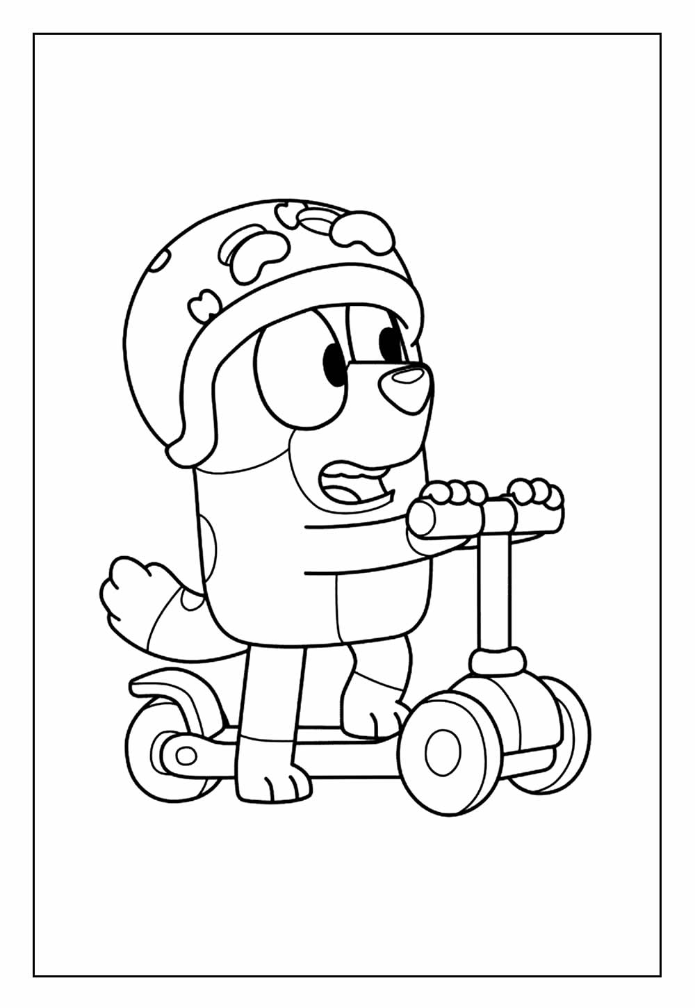 Desenho de Bluey