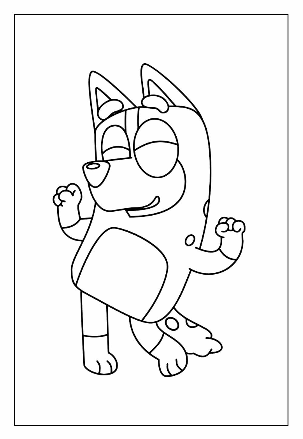 Desenhos de Bingo para colorir
