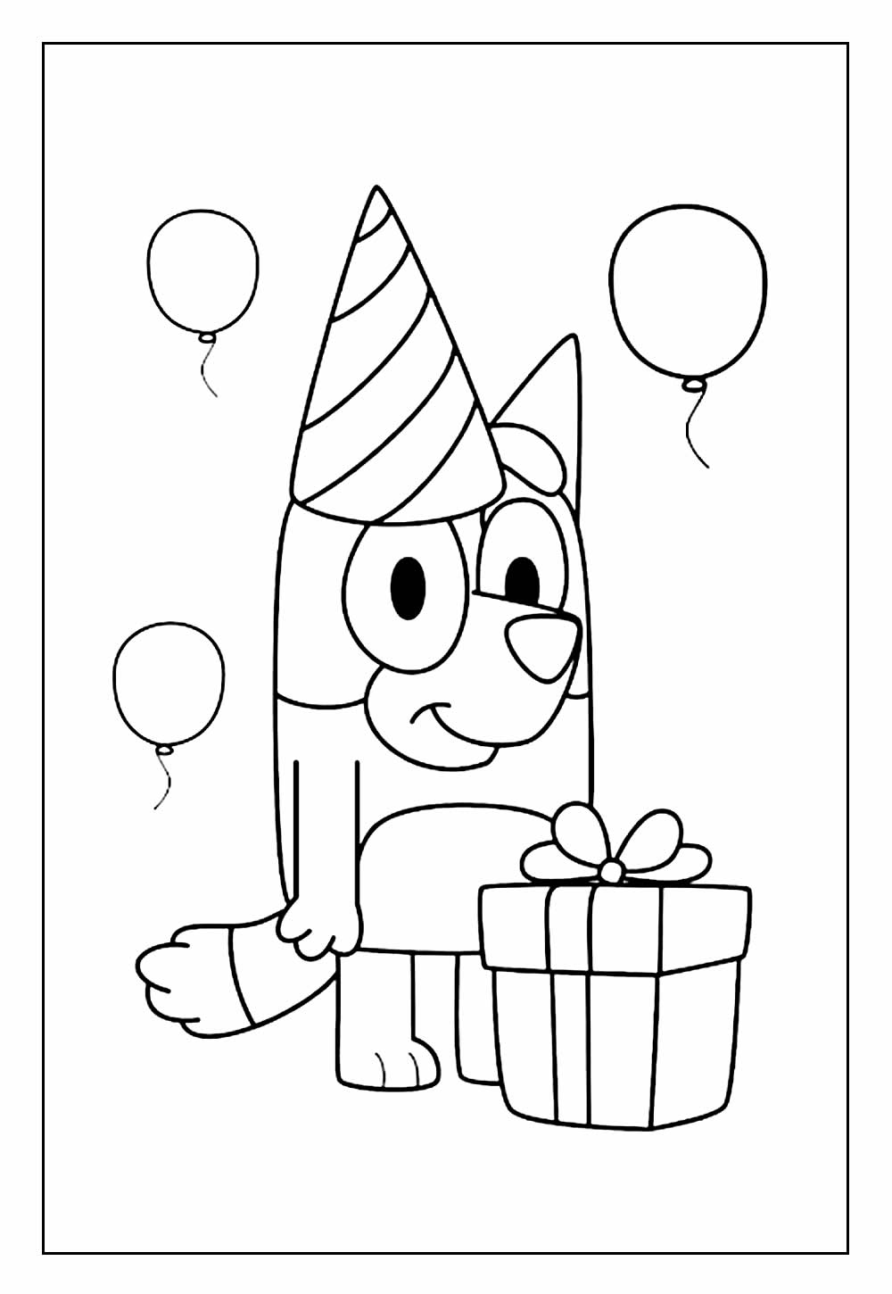 Desenho de Bingo - Bluey