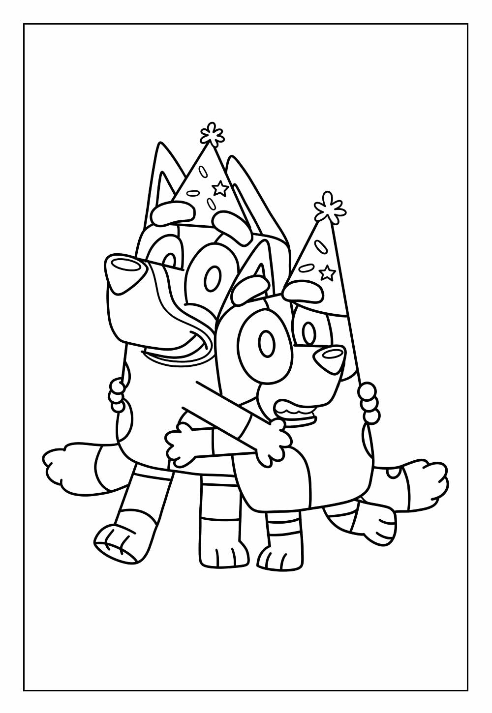 Desenho de Bingo para colorir