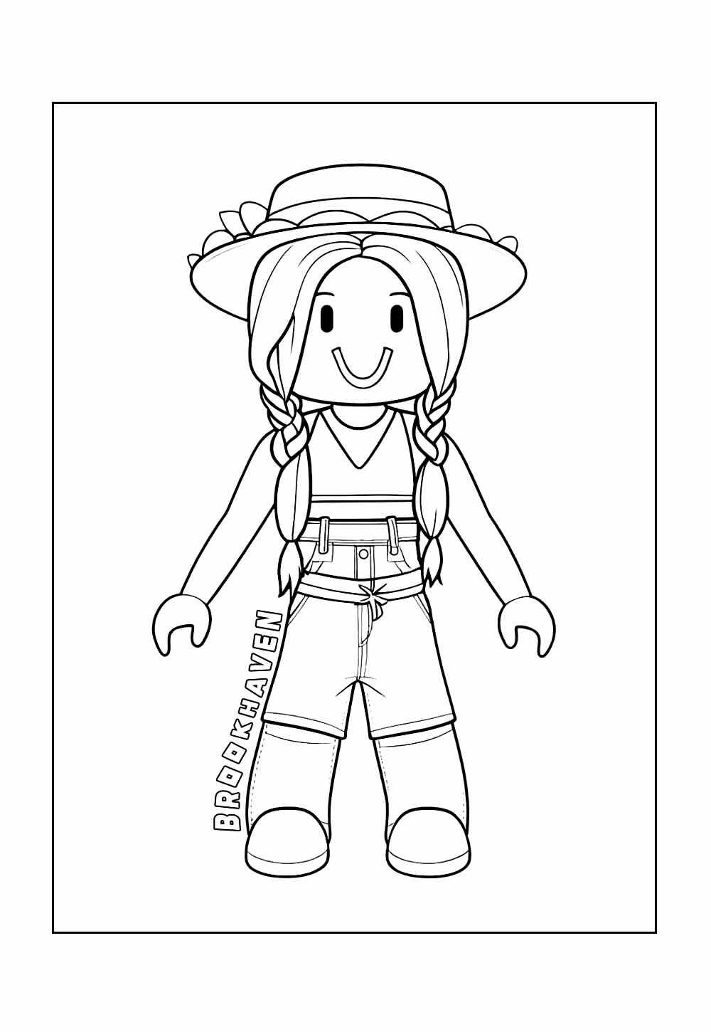 Desenho de Brookhaven para colorir