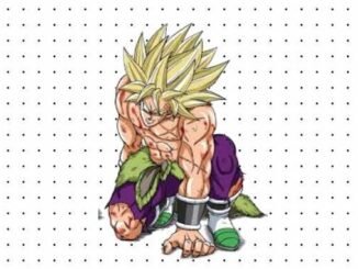Desenhos do Broly para pintar