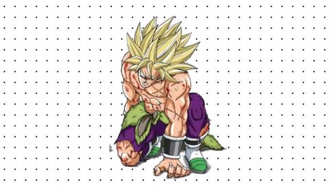 Desenhos do Broly para pintar