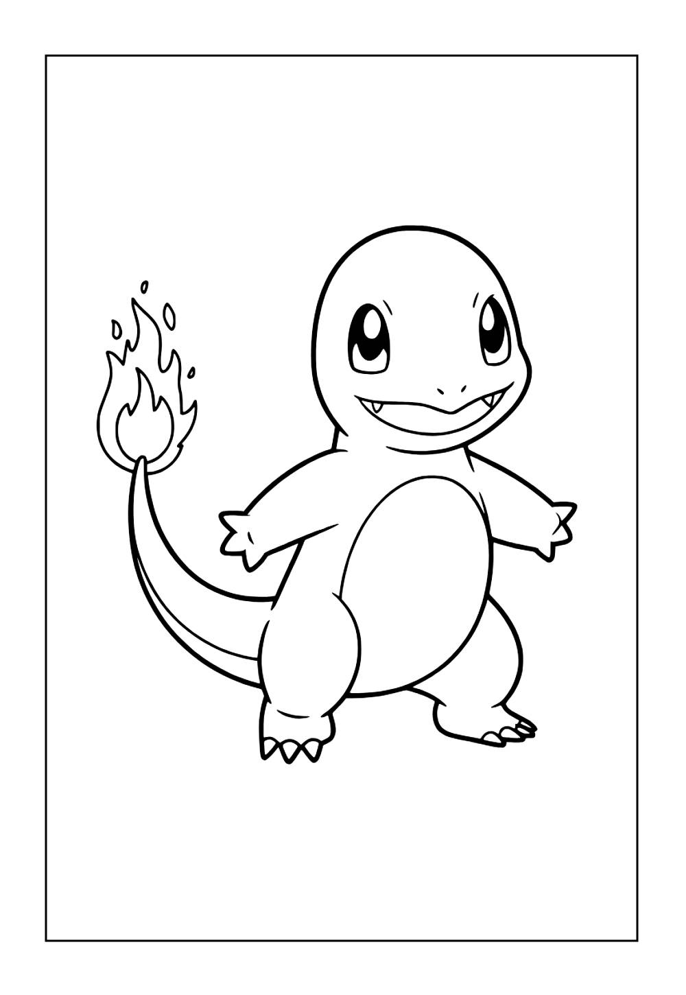 Colorir Charmander Pokémon
