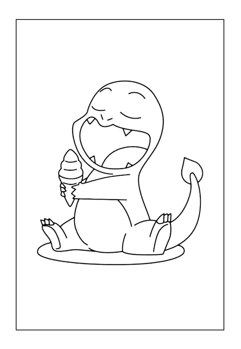 Desenho de Charmander