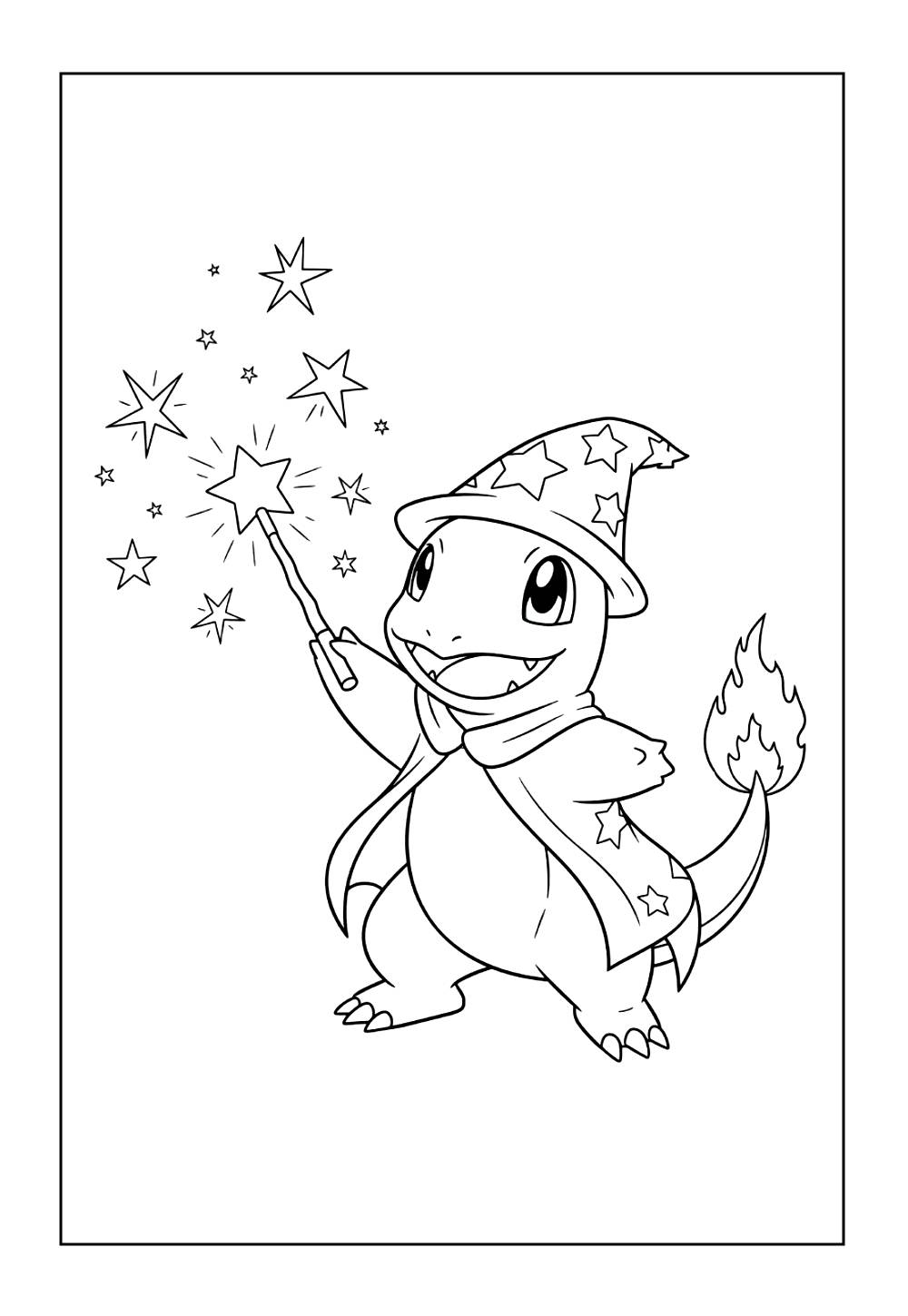 Colorir Desenho de Charmander