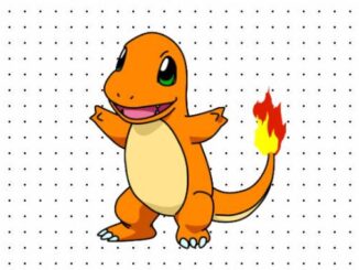 Desenhos de Charmander para colorir