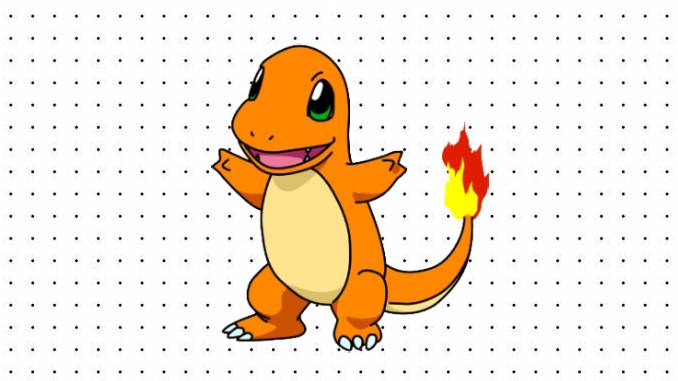 Desenhos de Charmander para colorir