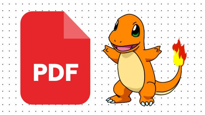Desenhos de Charmander em PDF