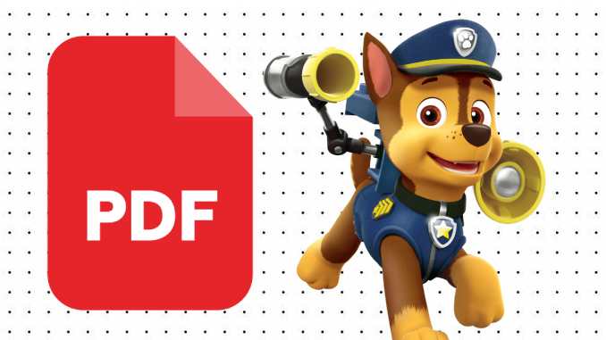 Desenhos de Chase em PDF