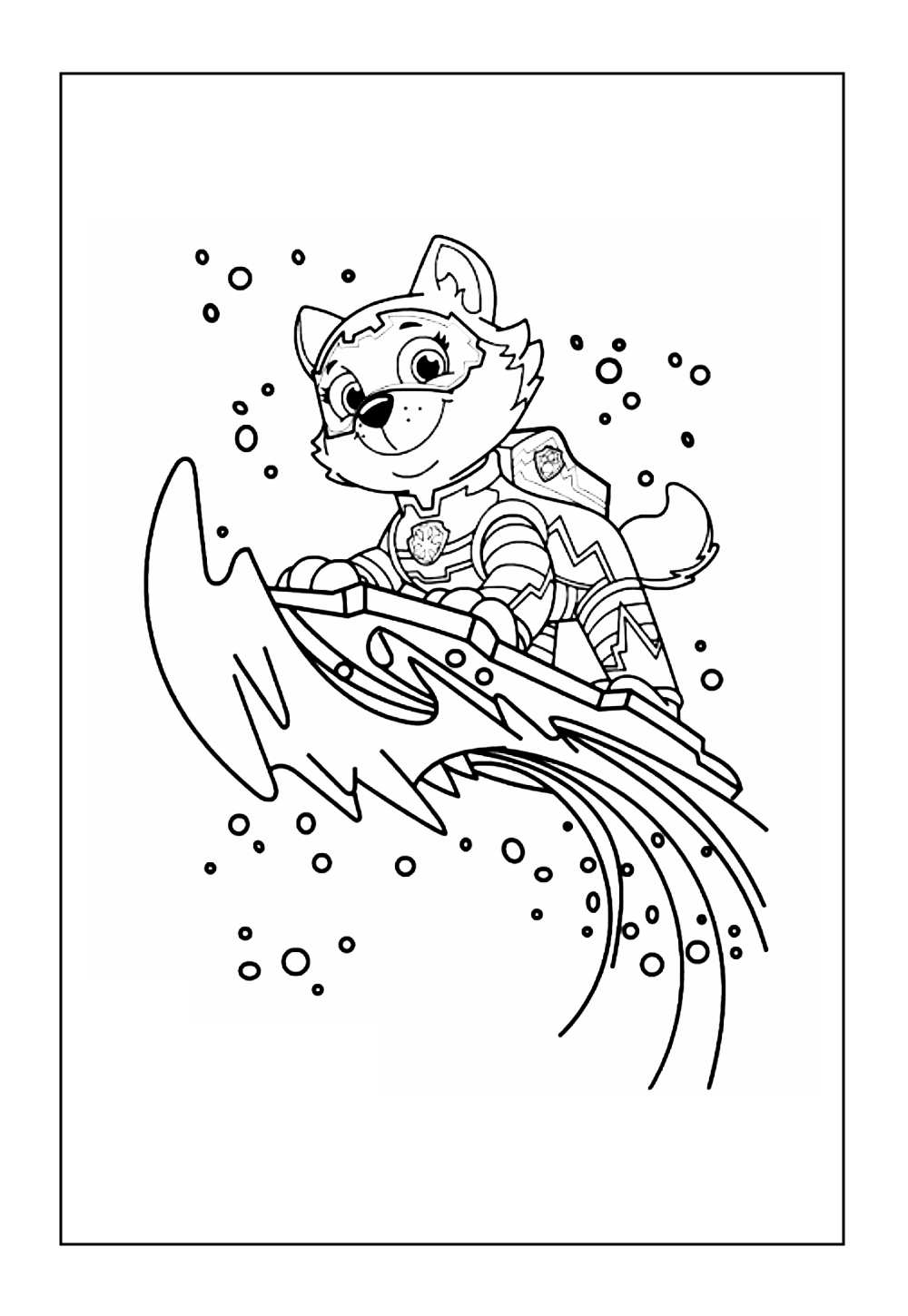 Desenho da Patrulha Canina para colorir