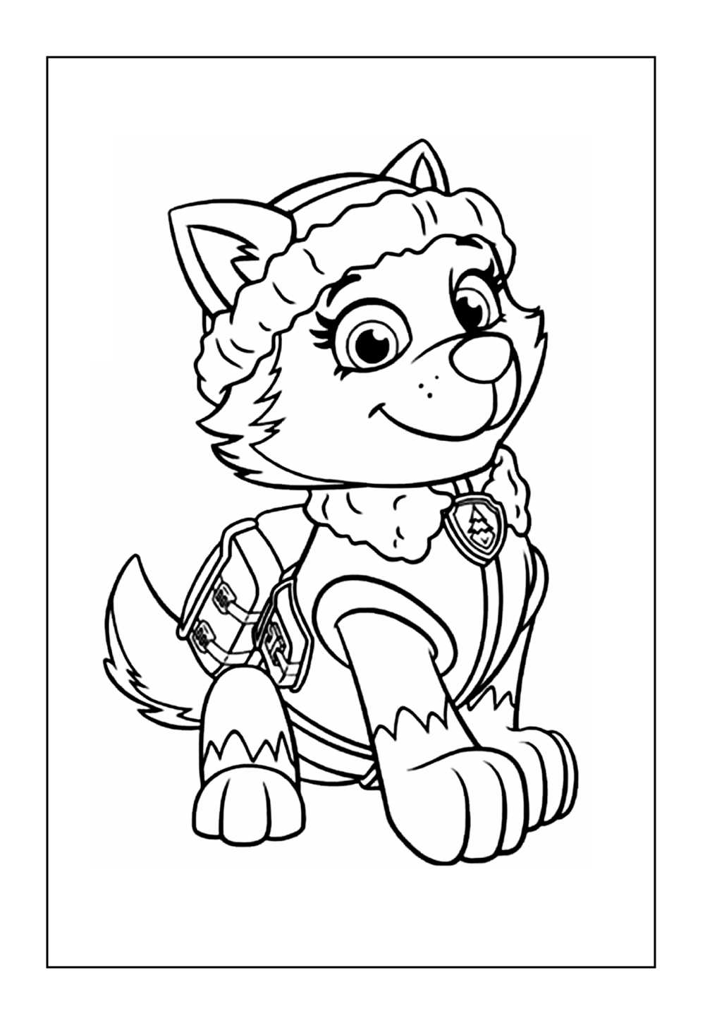 Desenho da Everest para colorir e pintar