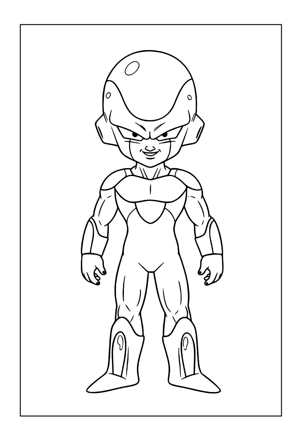 Frieza para colorir - Dragon Ball Z