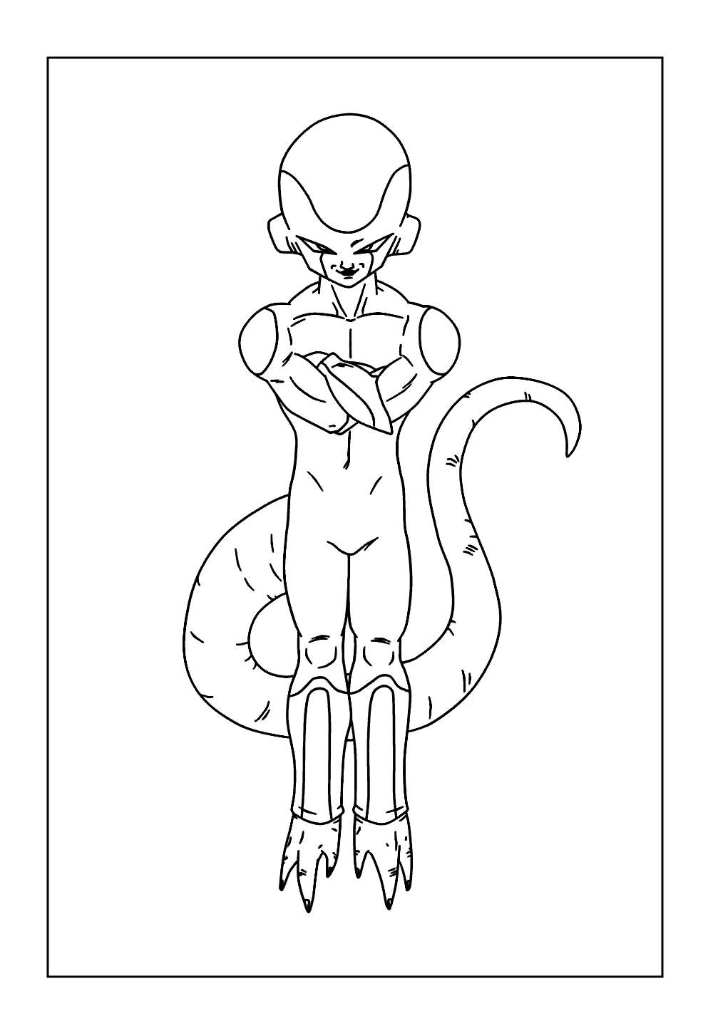 Frieza para colorir