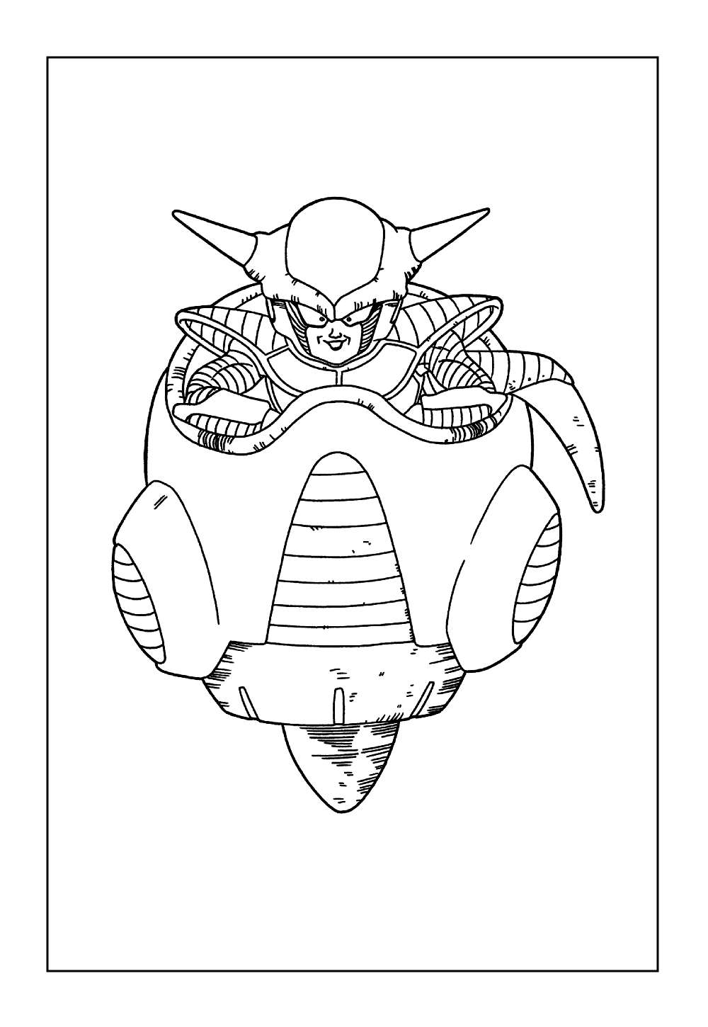 Desenho de Frieza para colorir