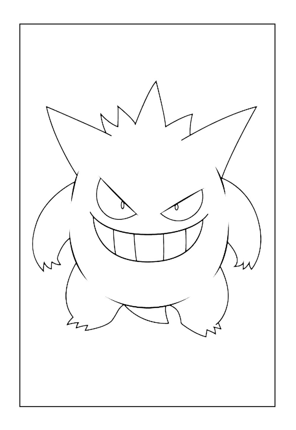 Desenho de Gengar