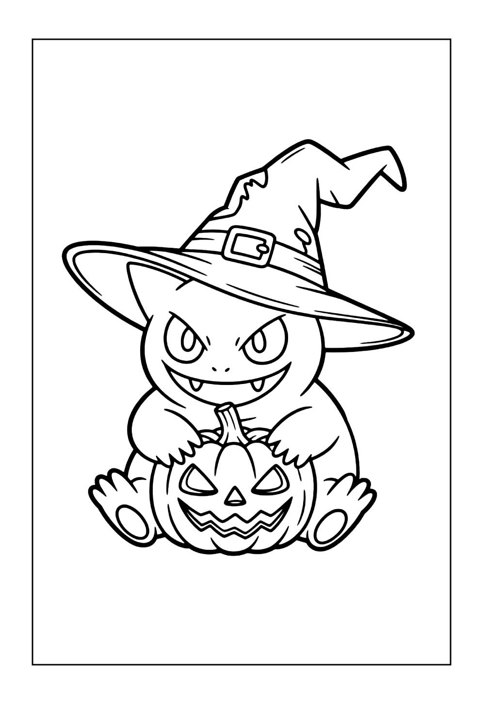 Desenho Gengar Pokémon Colorir