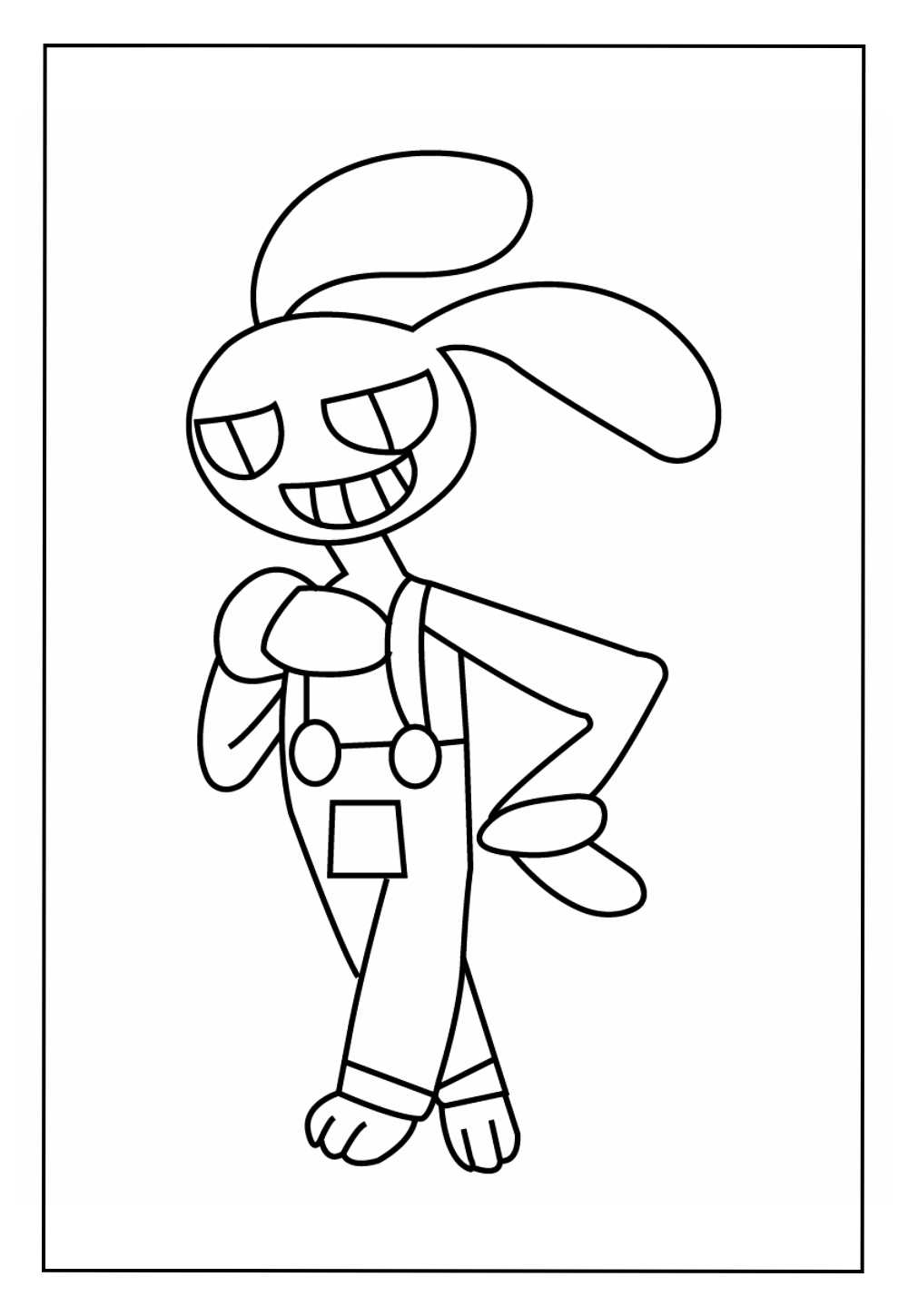 Desenho de Jax para colorir