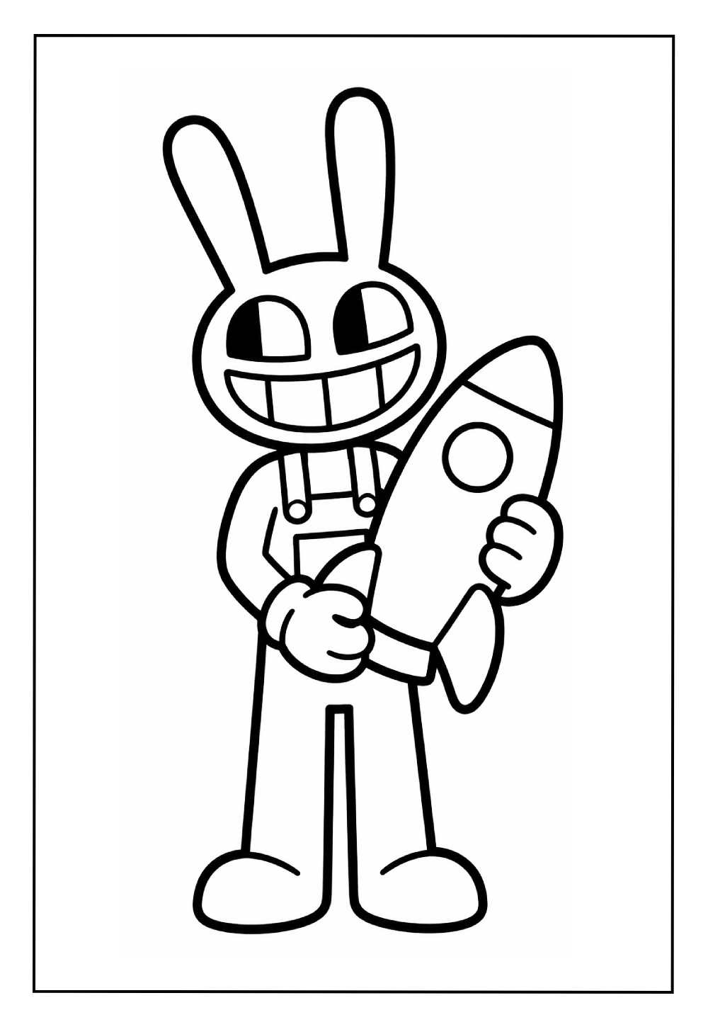 Desenho de Jax para colorir