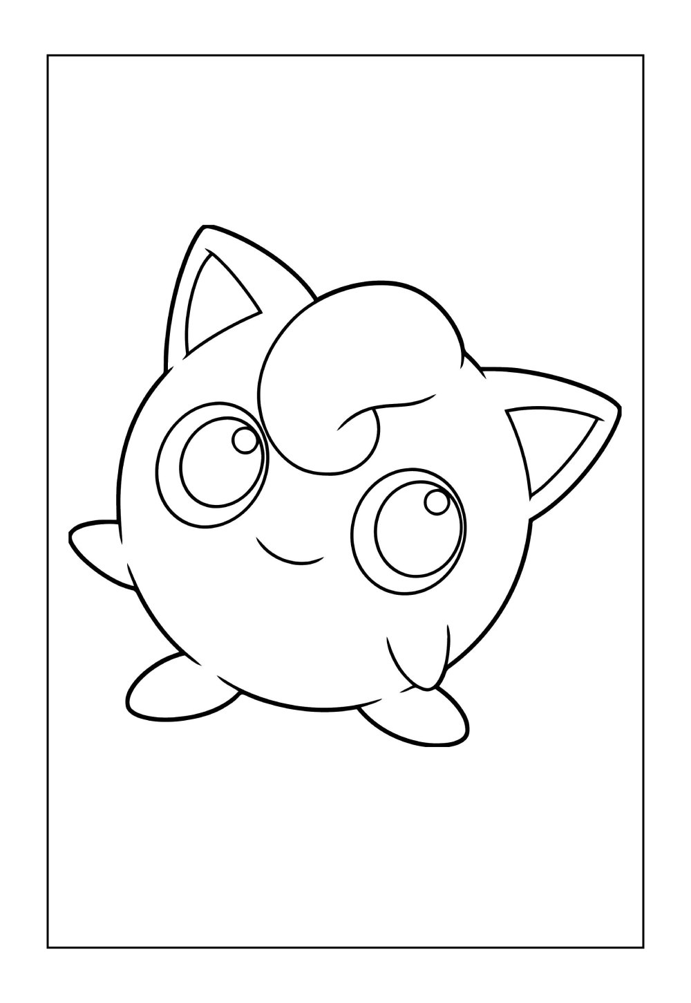 Desenhos Jigglypuff Pokémon Colorir
