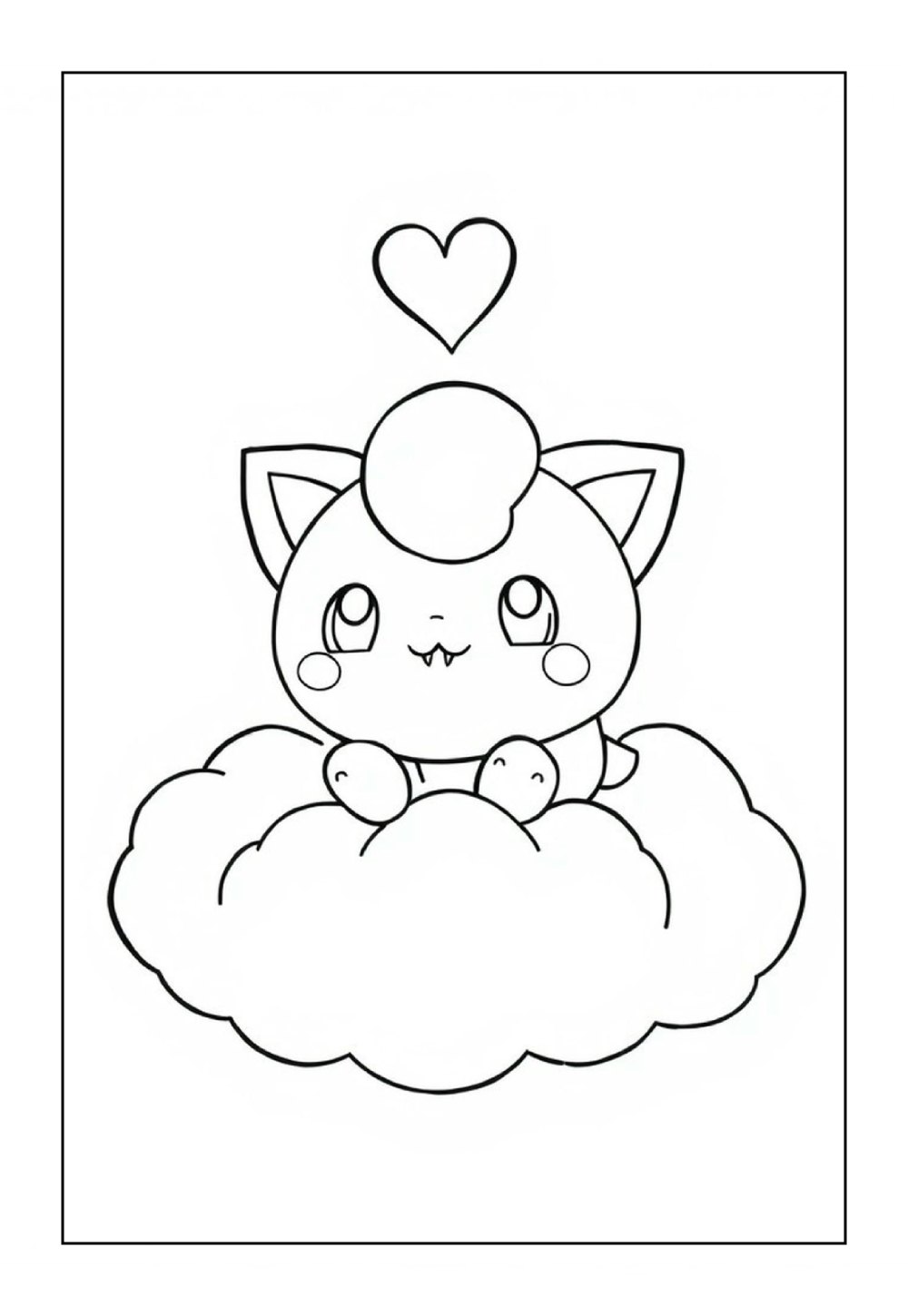Desenho de Jigglypuff para colorir