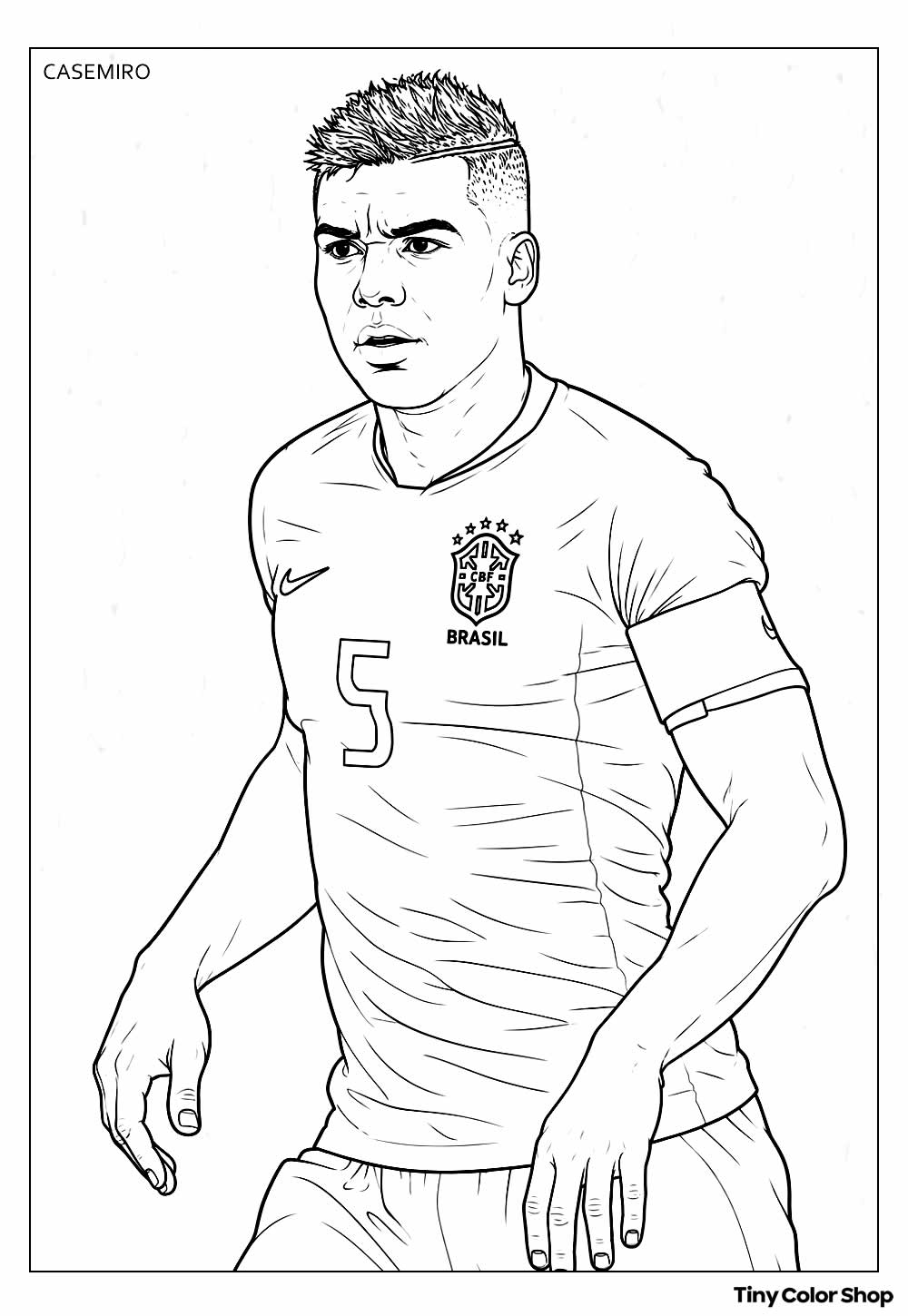 Desenho do Casemiro para colorir