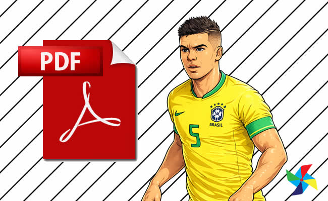 Desenhos dos Jogadores da Seleção Brasileira em PDF