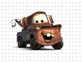Desenhos de Mater para colorir