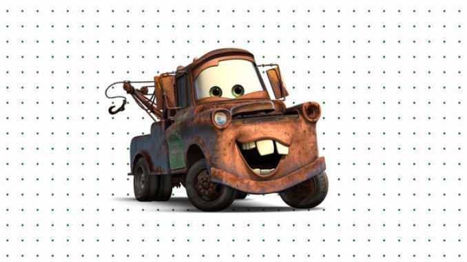 Desenhos de Mater para colorir
