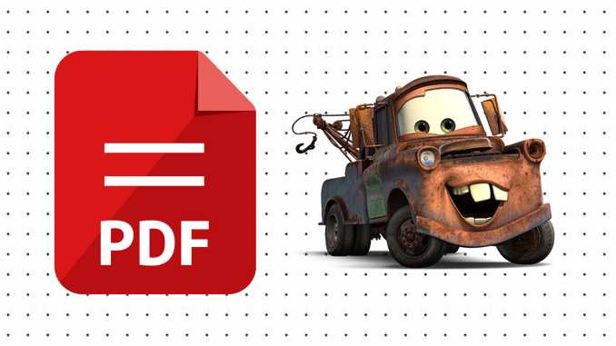Desenhos de Mater em PDF