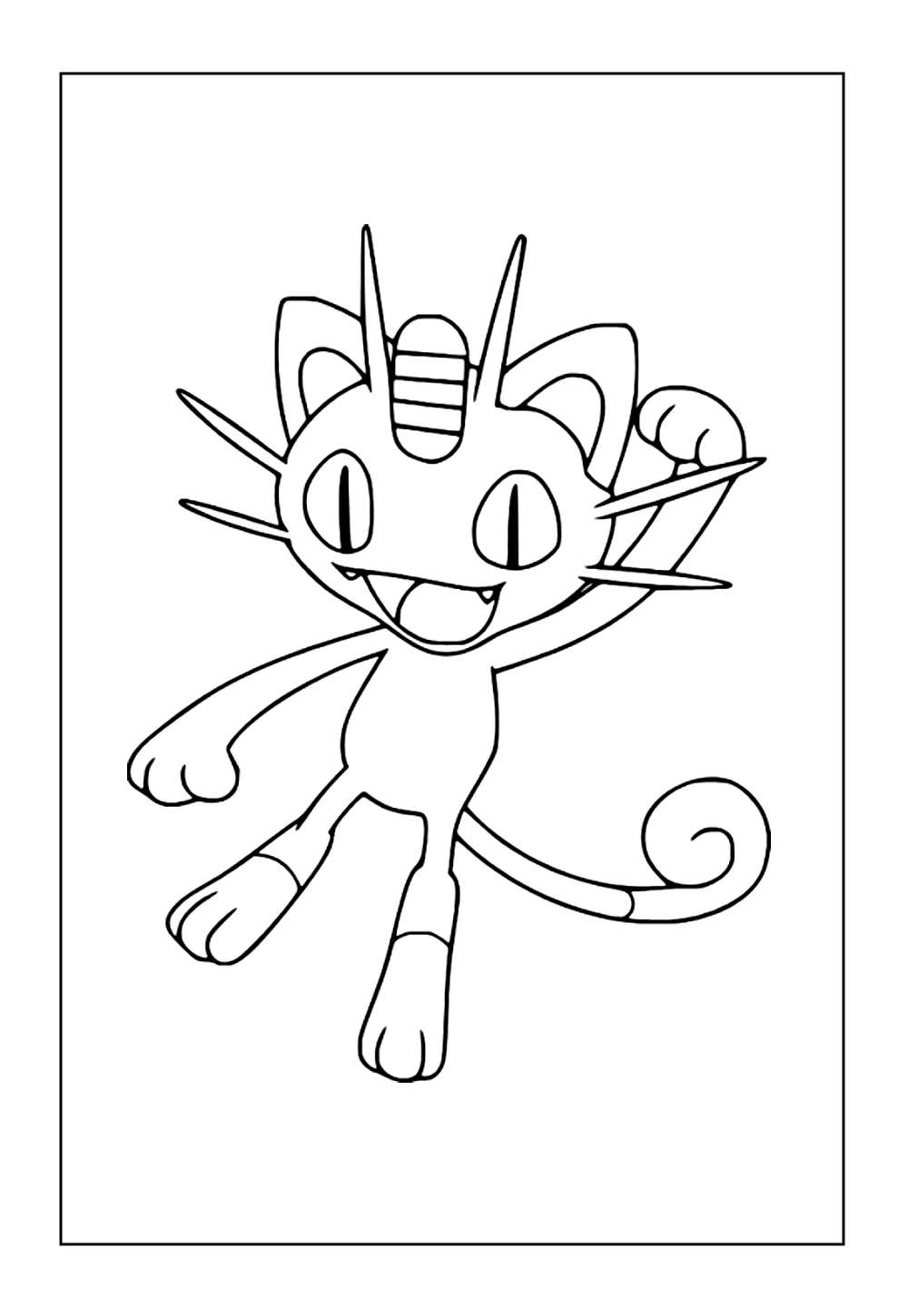 Desenho de Meowth