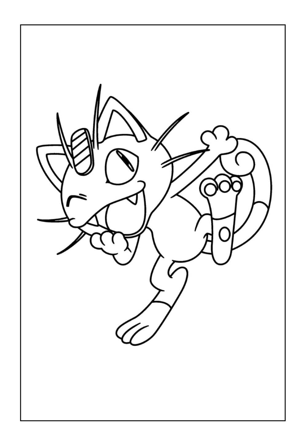 Desenho de Meowth (Pokémon)
