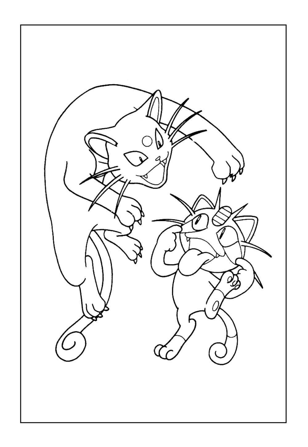 Desenho de Meowth