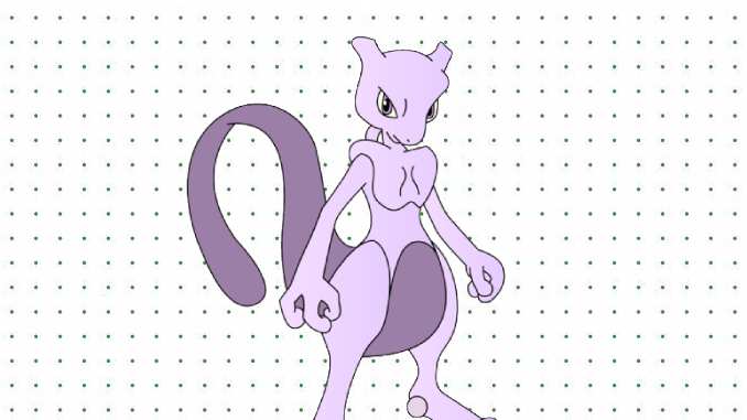Desenhos de Mewtwo para colorir