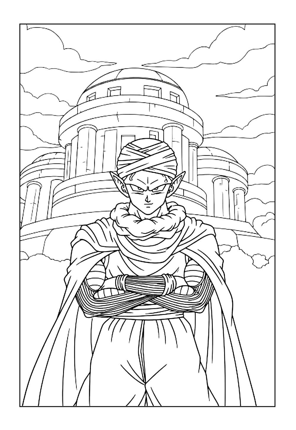Desenho Piccolo Colorir