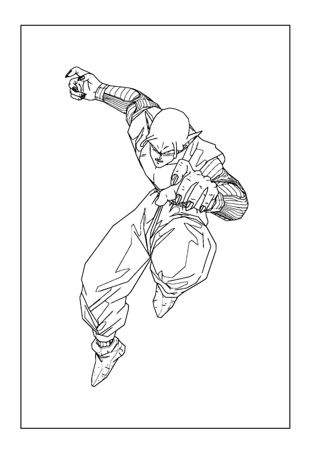 Piccolo para colorir (Dragon Ball Z)