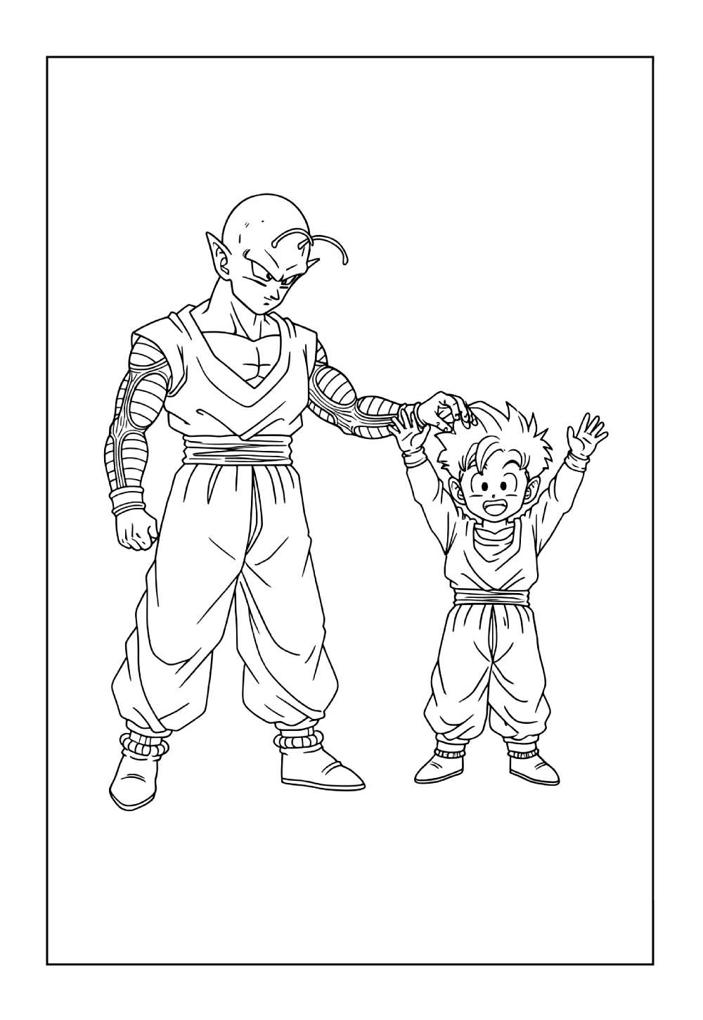 Desenho do Piccolo (Dragon Ball Z)