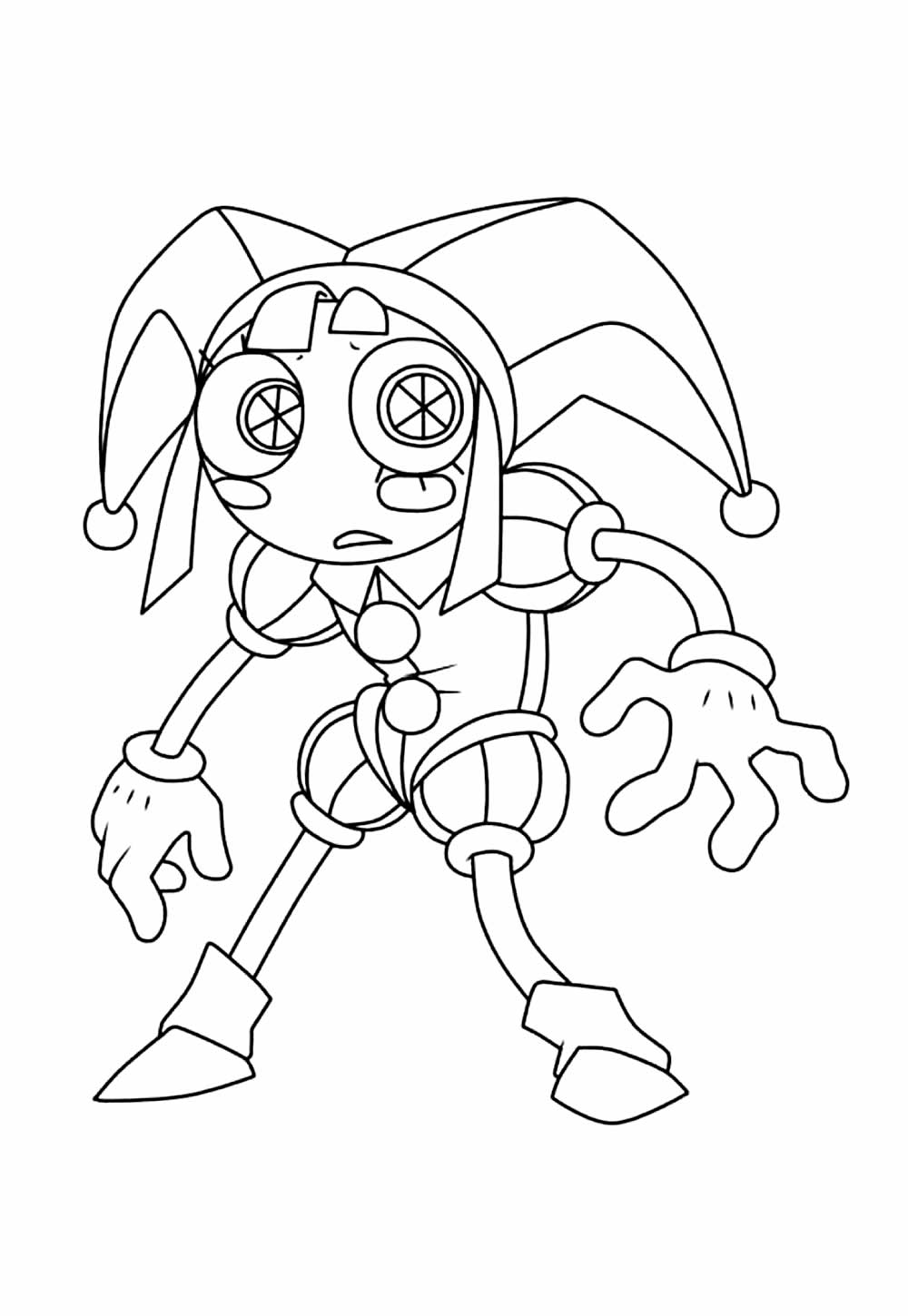 Desenho de Pomni