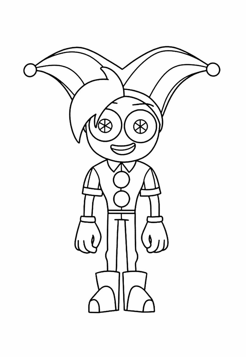 Desenho de Pomni para colorir