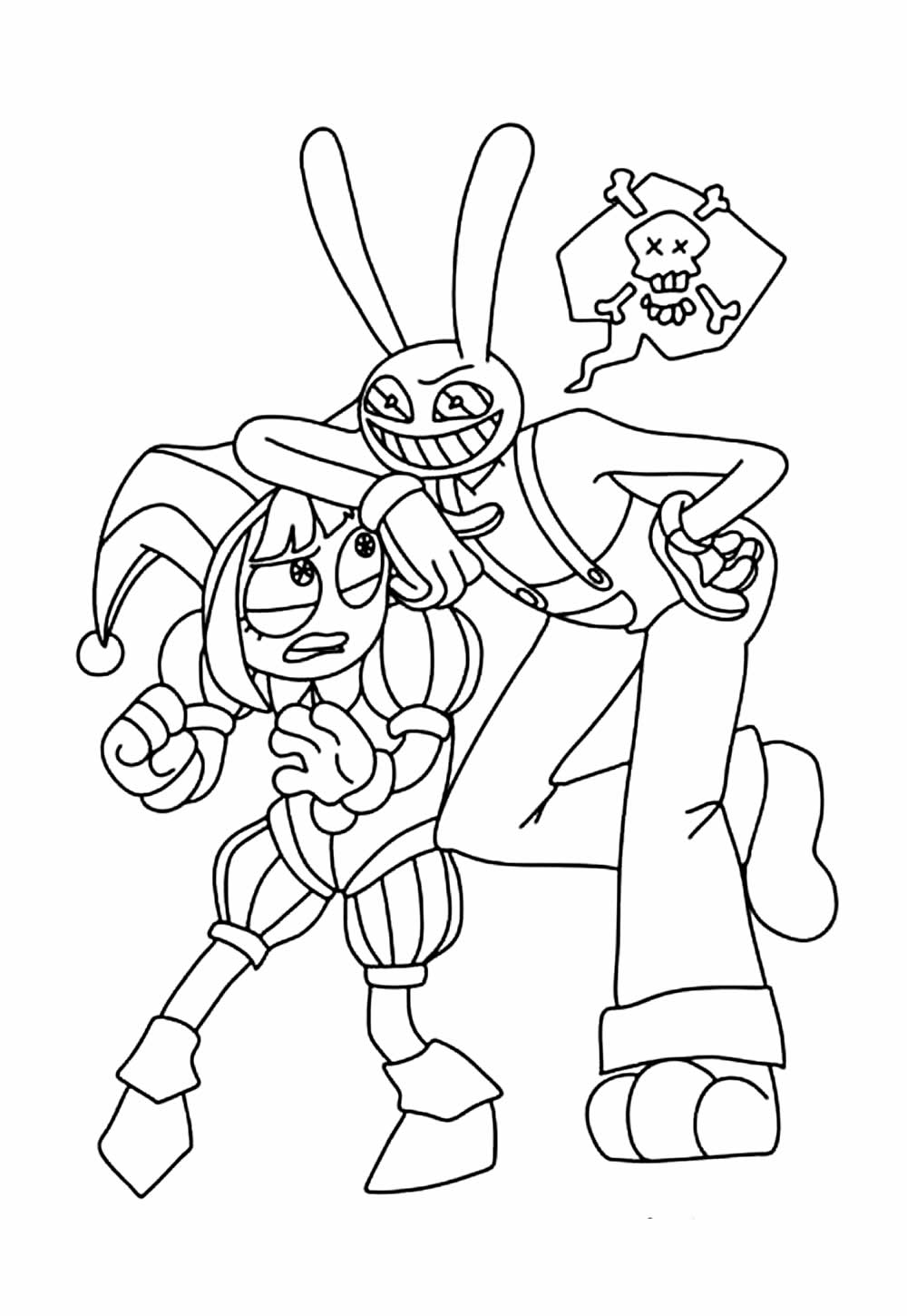 Desenho de Pomni