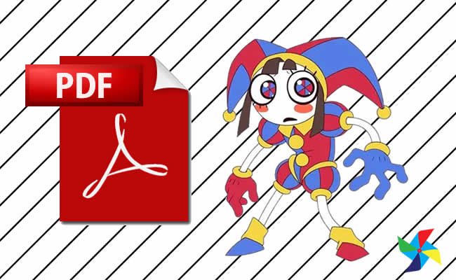 Desenhos de Pomni em PDF
