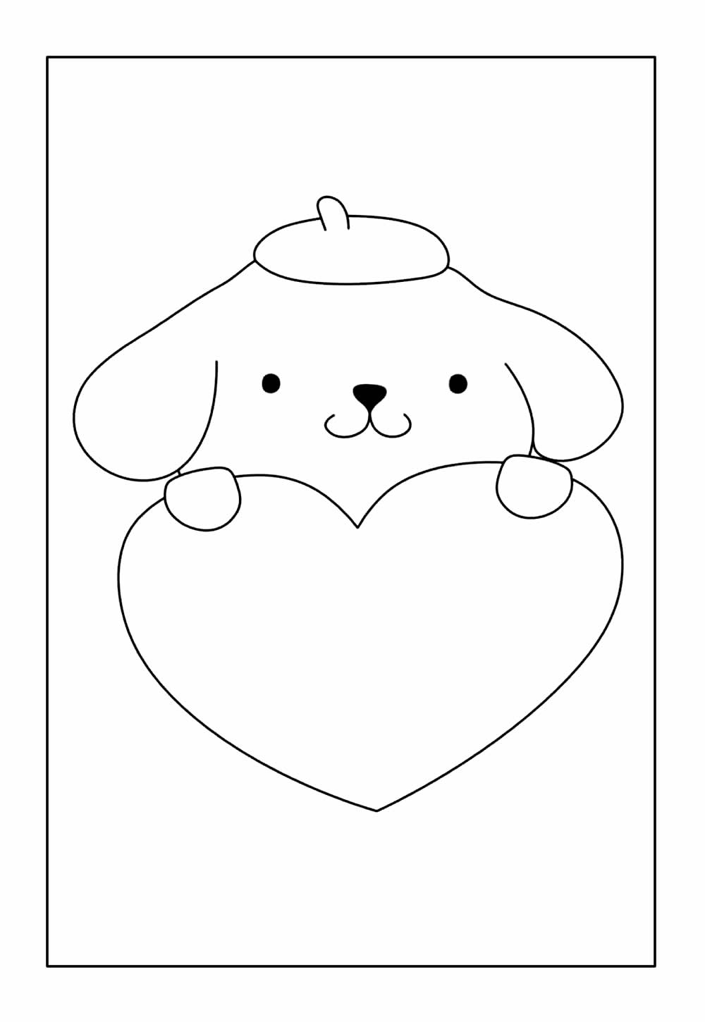 Pompompurin para colorir