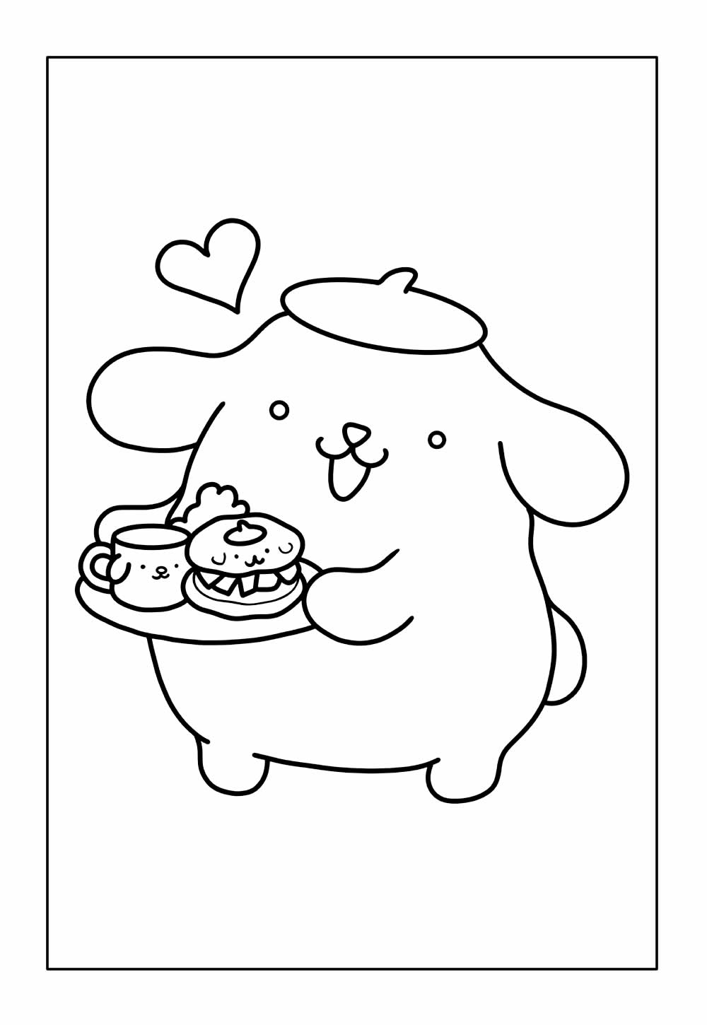 Desenho de Pompompurin