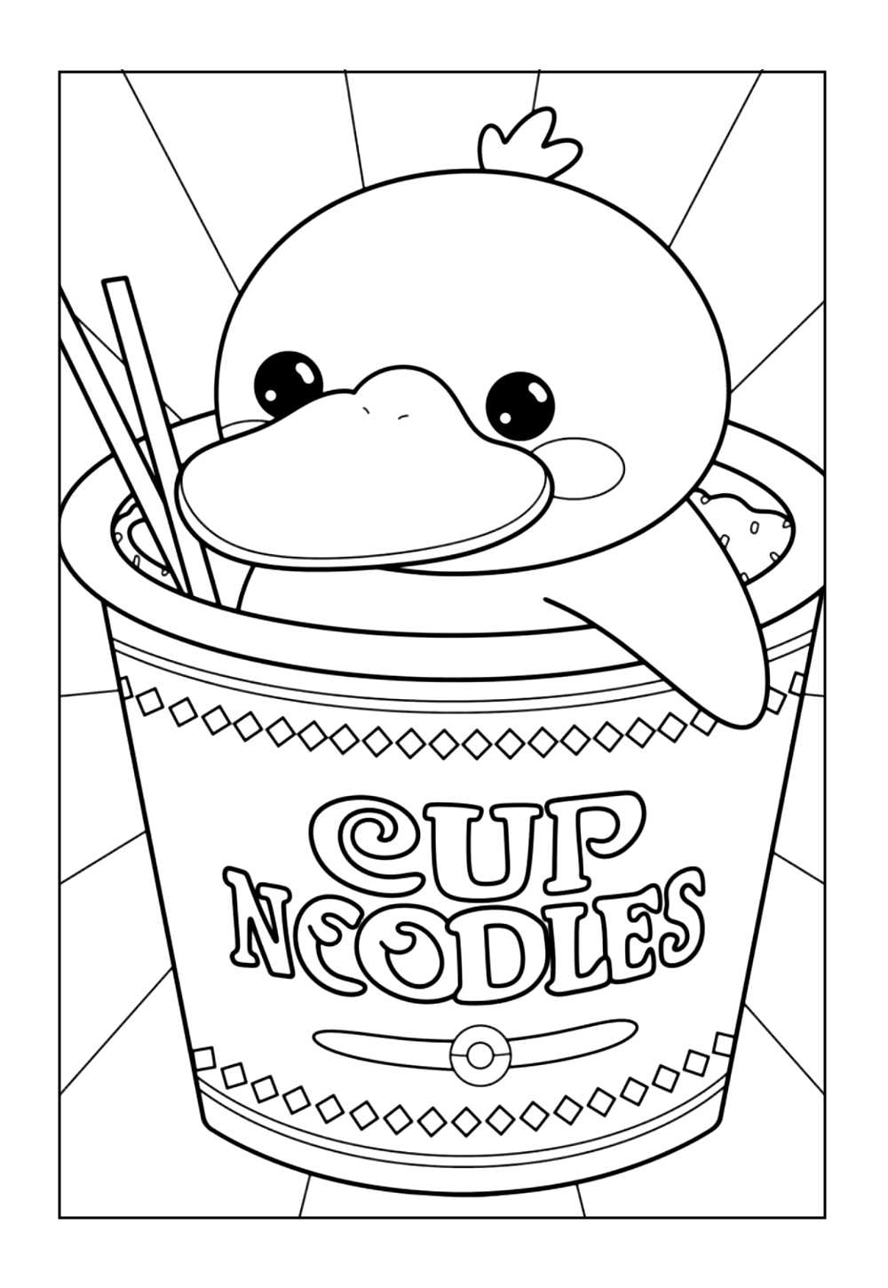 Desenho de Psyduck - Pokémon